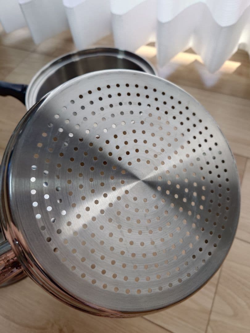 インコア　ステンレス 蒸し器セット 蓋付き