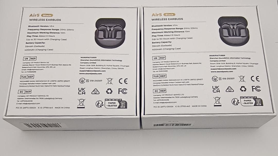 SOUNDPEATS Air5 2個セット