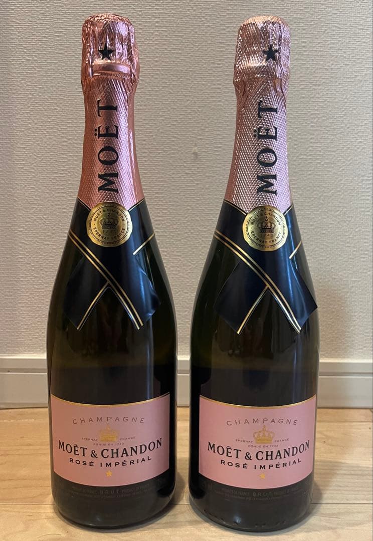 モエ・エ・シャンドン　インペリアル・ロゼ　750ml 箱付き　2本セット