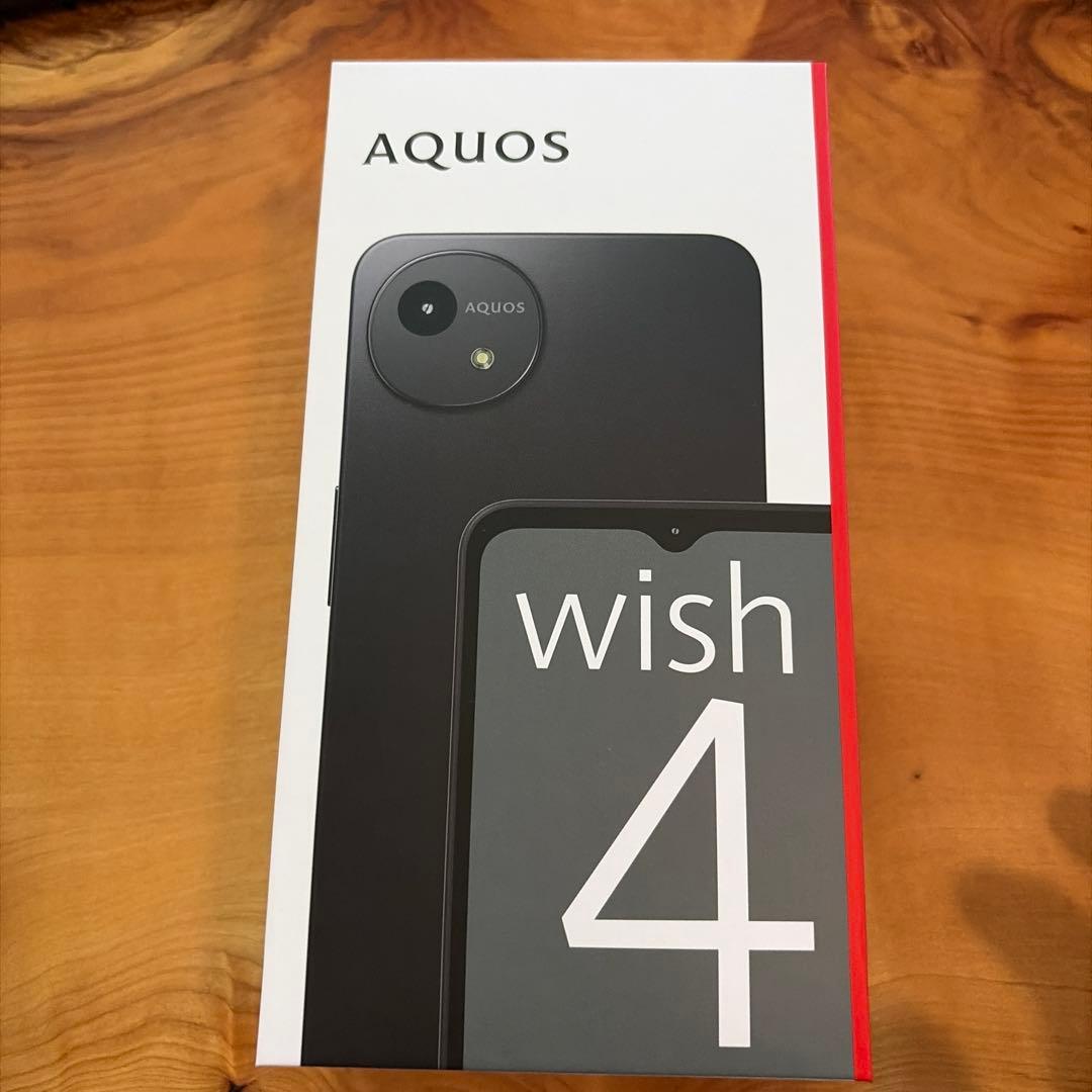【新品未使用】③ AQUOS wish4 A403SH ブラック 64GB