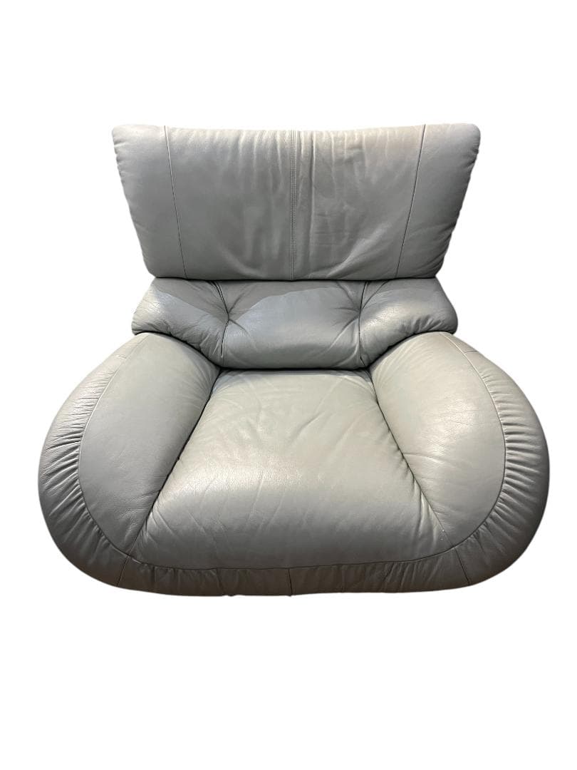 カリモク Karimoku 本革 回転式ラウンジチェア