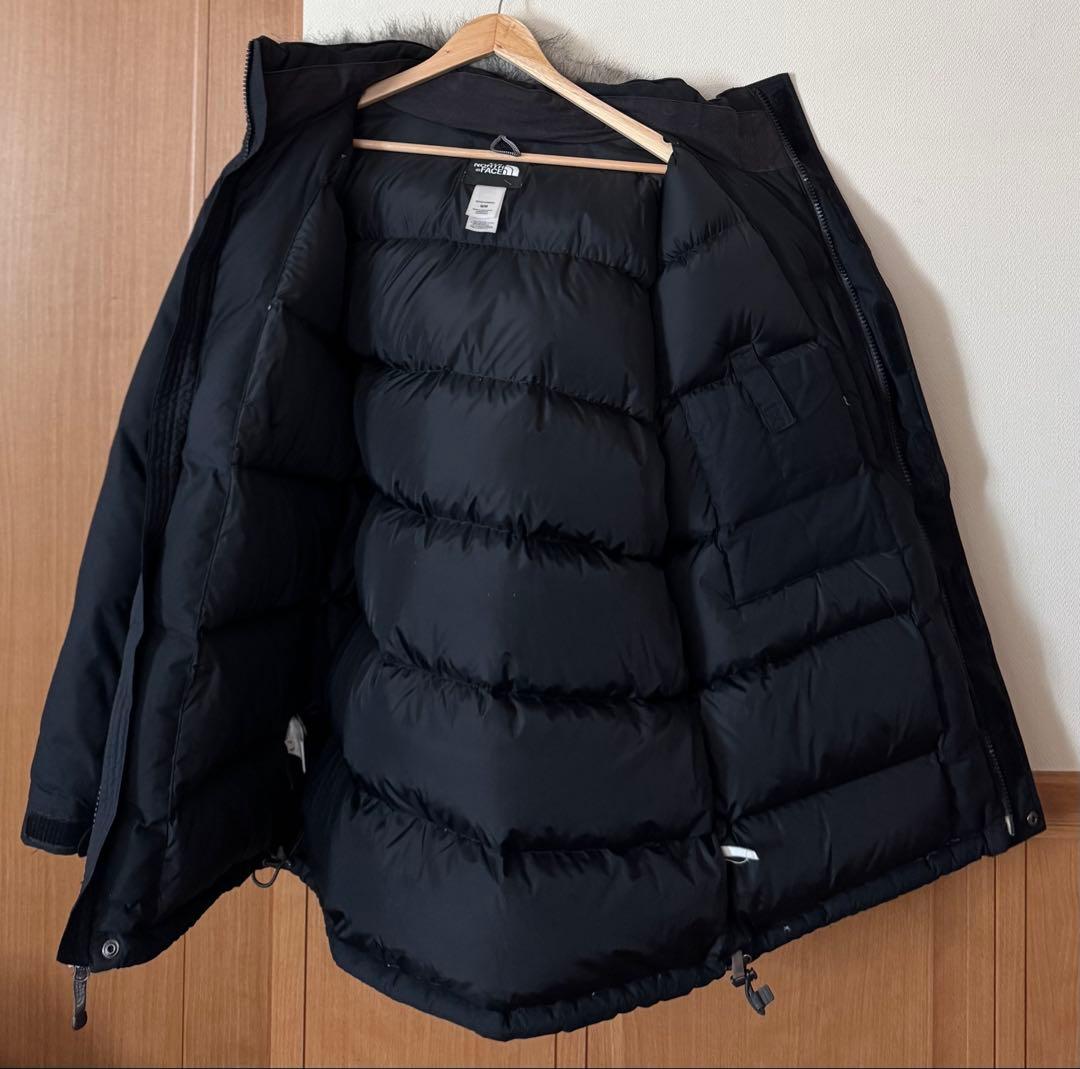 希少　美品　ノースフェイス　550フィル　3way ダウンジャケット　ファー付