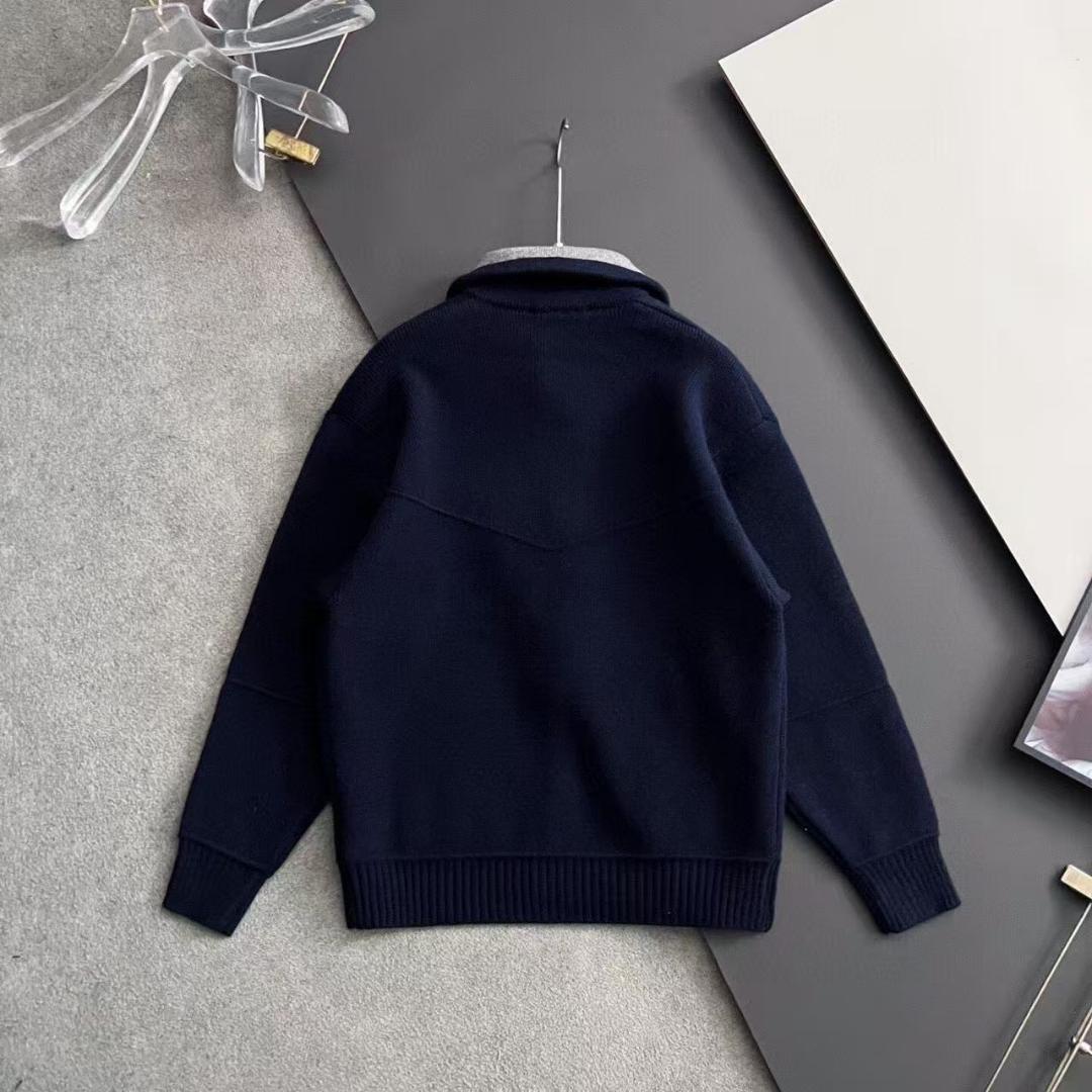 Loro Piana 秋冬高密度ウールニット Lサイズ