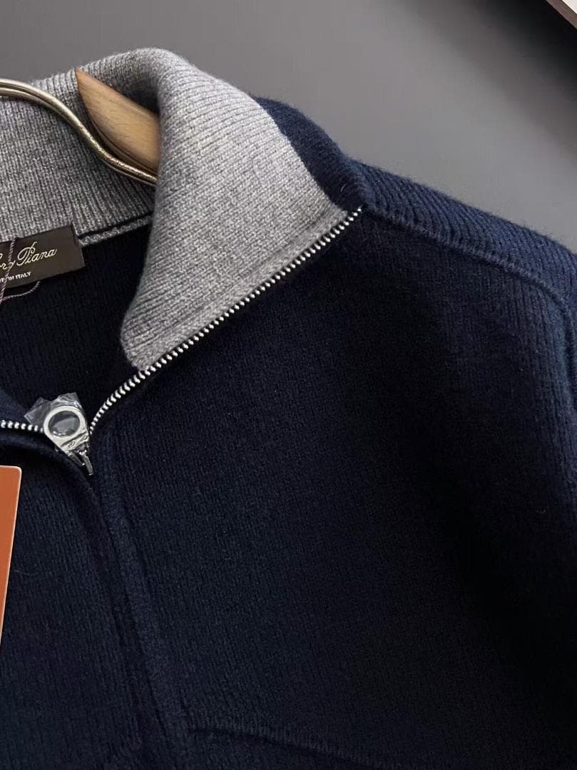 Loro Piana 秋冬高密度ウールニット Lサイズ