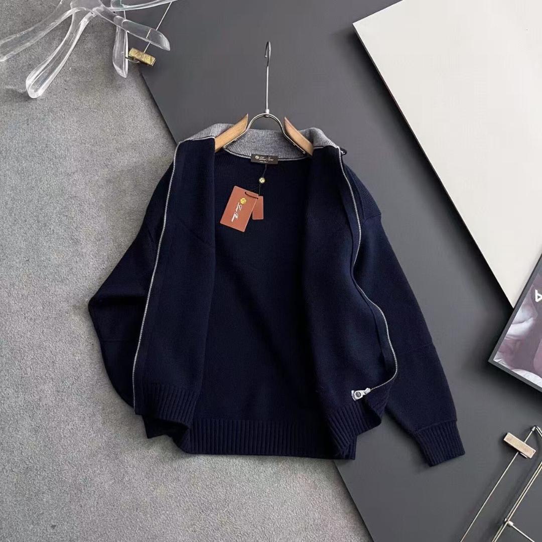 Loro Piana 秋冬高密度ウールニット Lサイズ