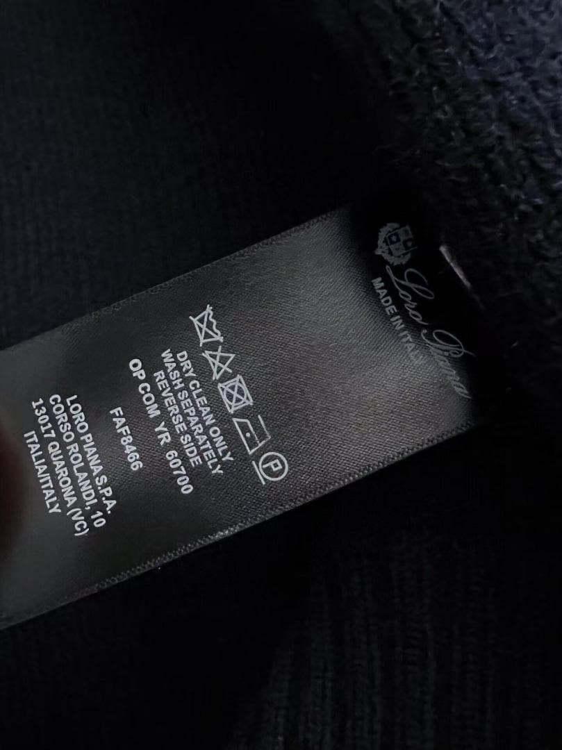 Loro Piana 秋冬高密度ウールニット Lサイズ