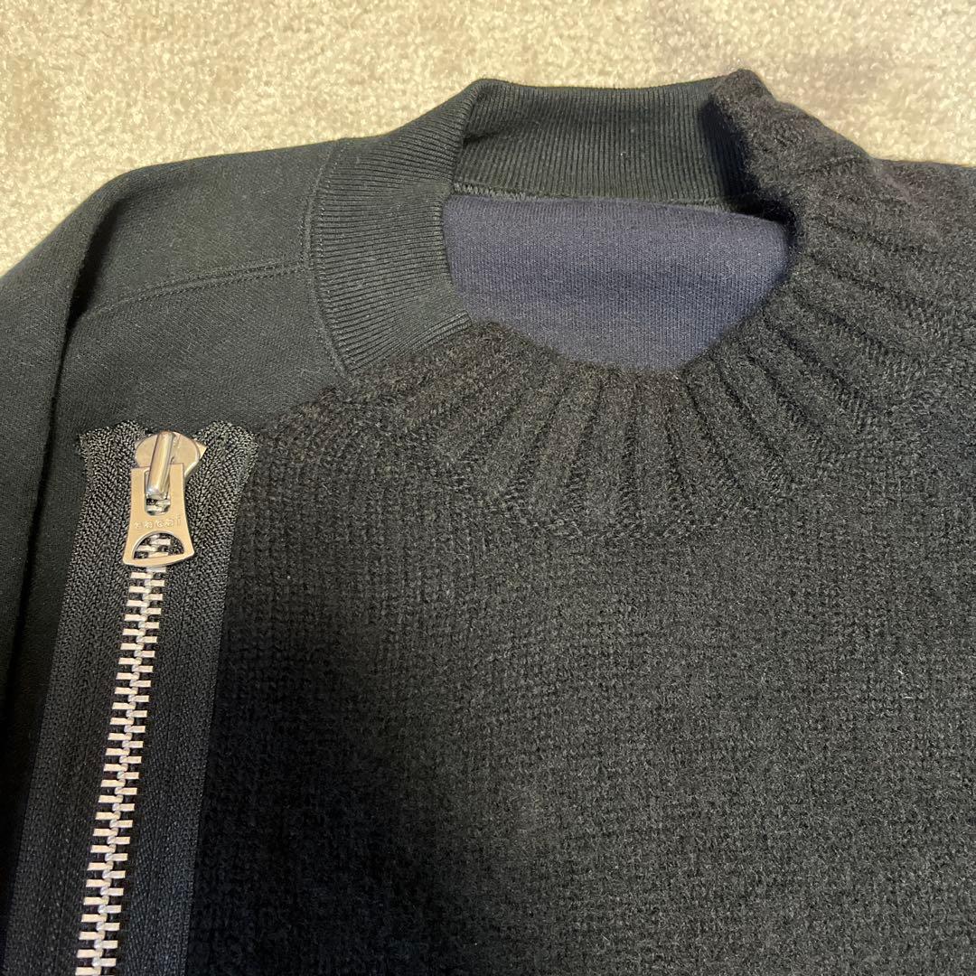 トップス sacai Knit Blouson