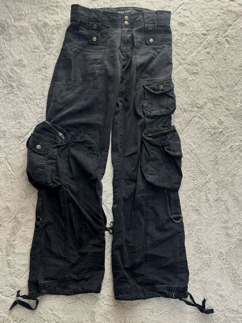 00s archive ギミックカーゴパンツ y2k グランジ　ダークコア