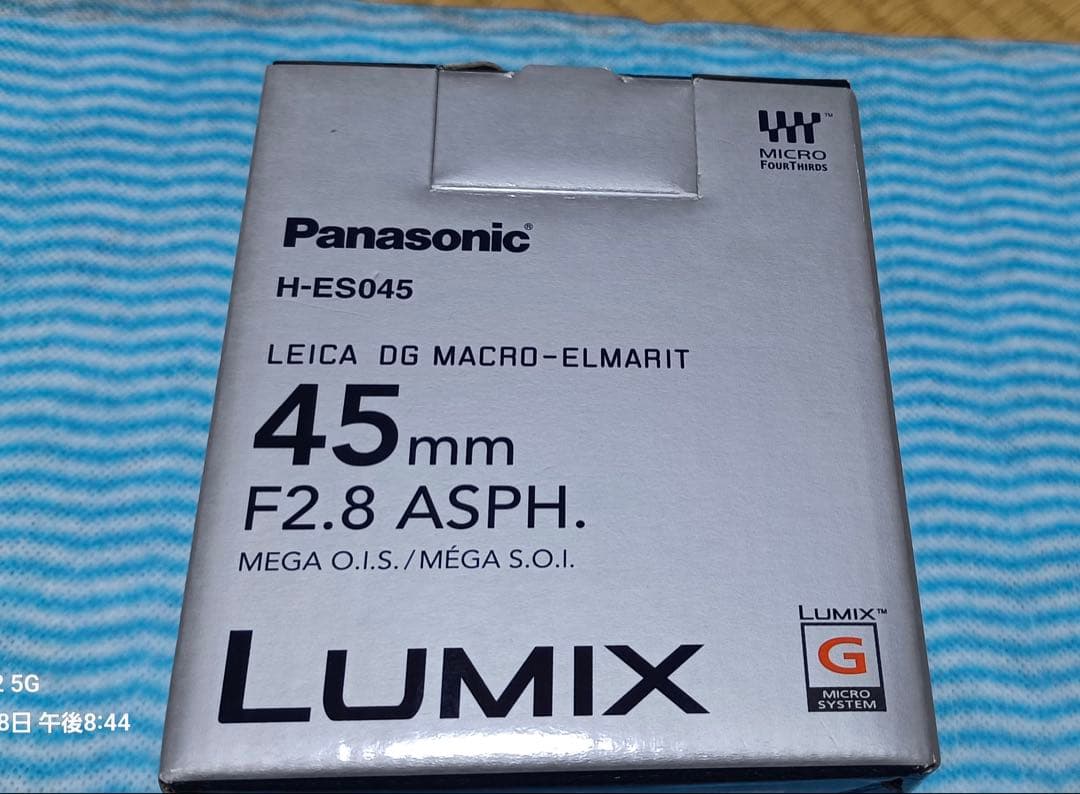 パナソニック　ライカ　マイクロフォーサーズ45mm マクロレンズ