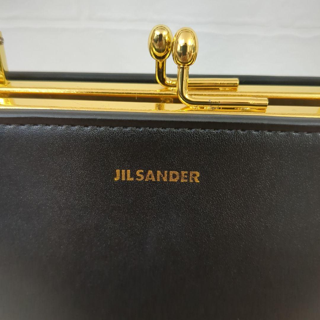 ハンドバッグ　がま口　バンブーハンドル