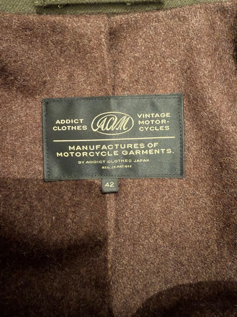 addictclothes ディスパッチコート42 ARMYGREEN