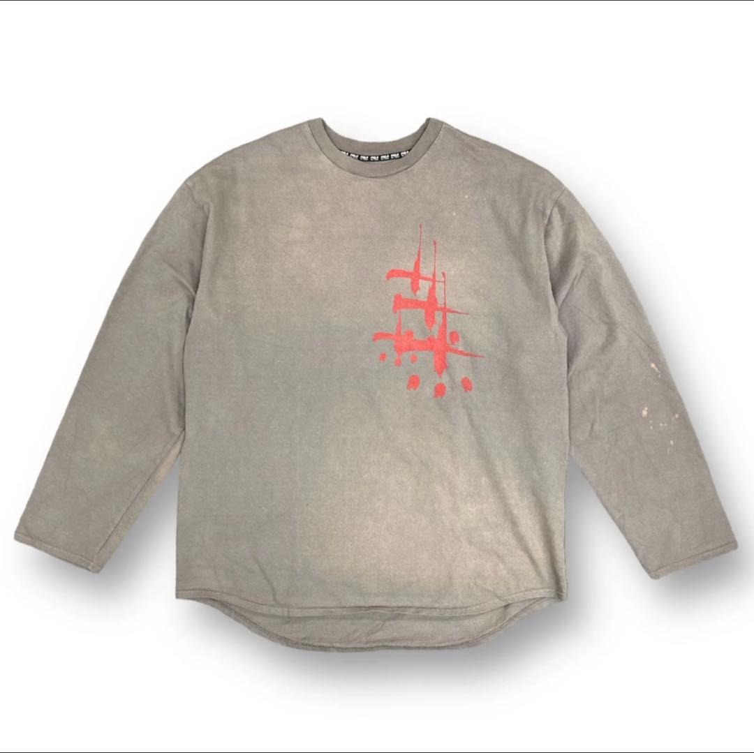 トップス CVTVLIST ARTIST SPRAY LONGSLEEVE TEE