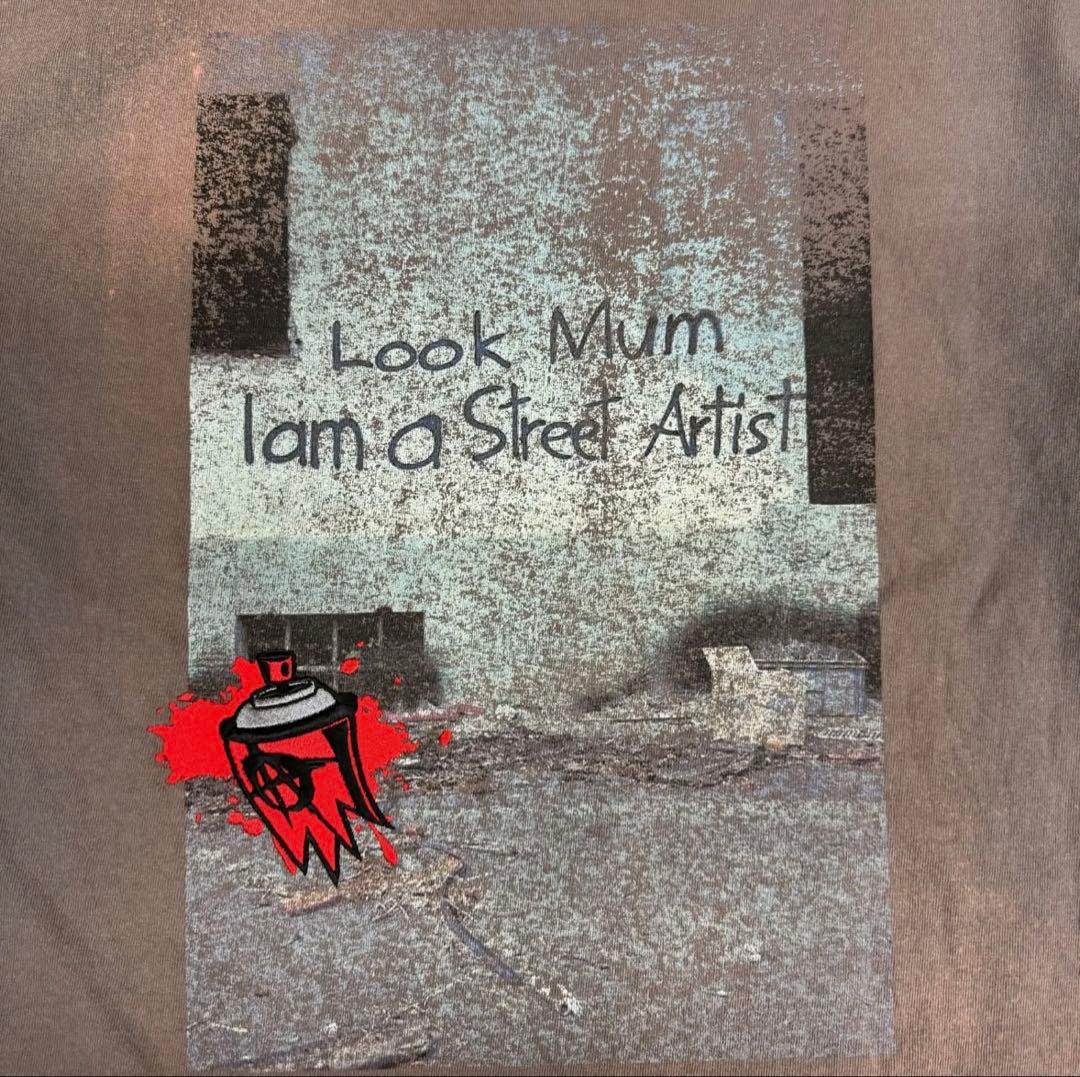 トップス CVTVLIST ARTIST SPRAY LONGSLEEVE TEE