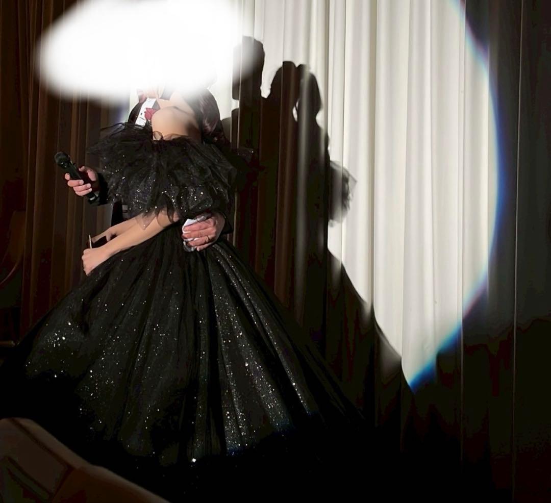 【カラードレス】　黒