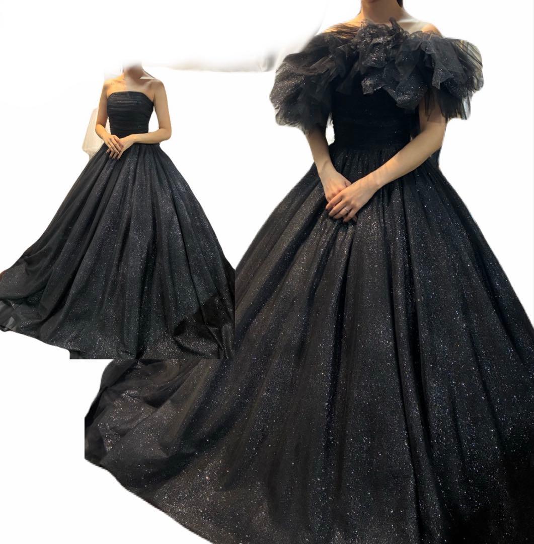 【カラードレス】　黒