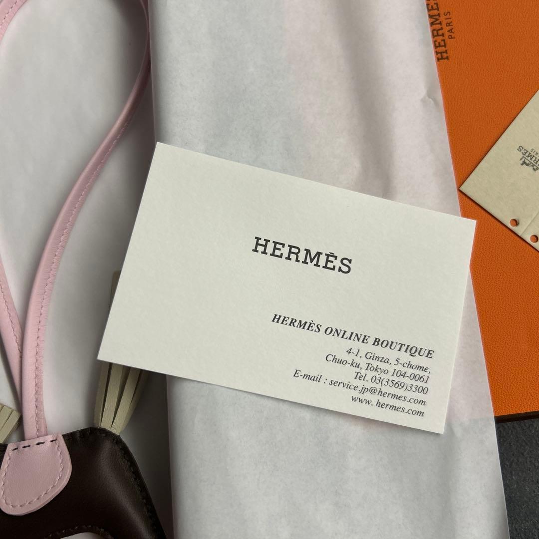 【最終価格】【新品】HERMES☆エルメス　ロデオチャームPM ローズダーリン