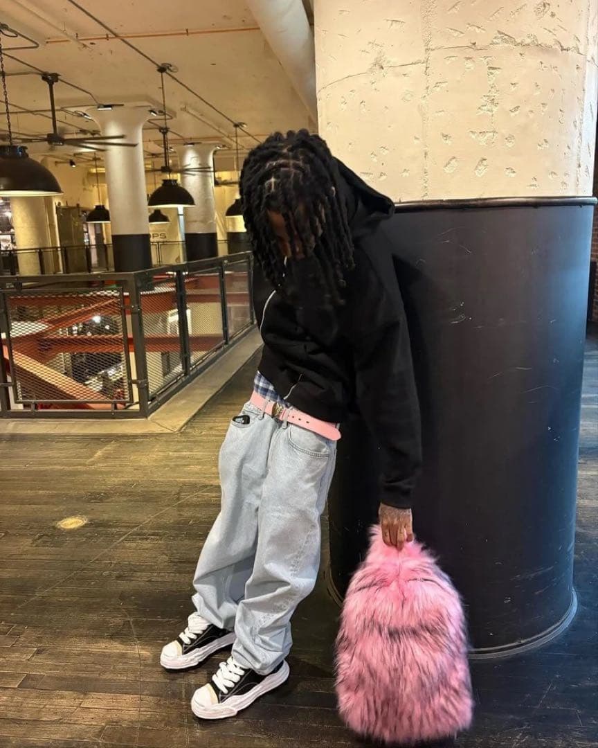 Dekayed ファーバッグ リュック y2k グランジ opium ピンク