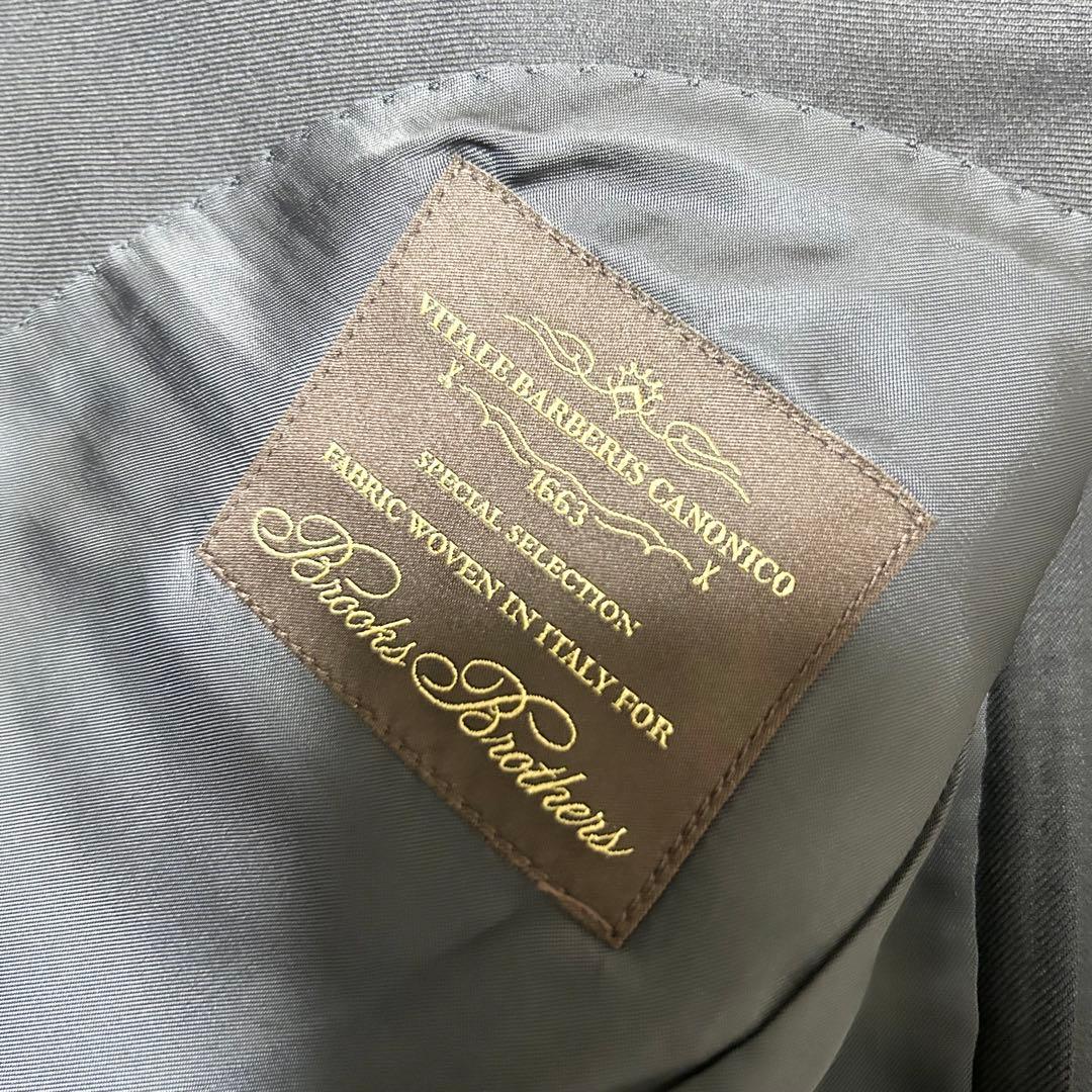 美品　ブルックスブラザーズ　カノニコ　紺ブレザー　テーラードジャケット　金ボタン