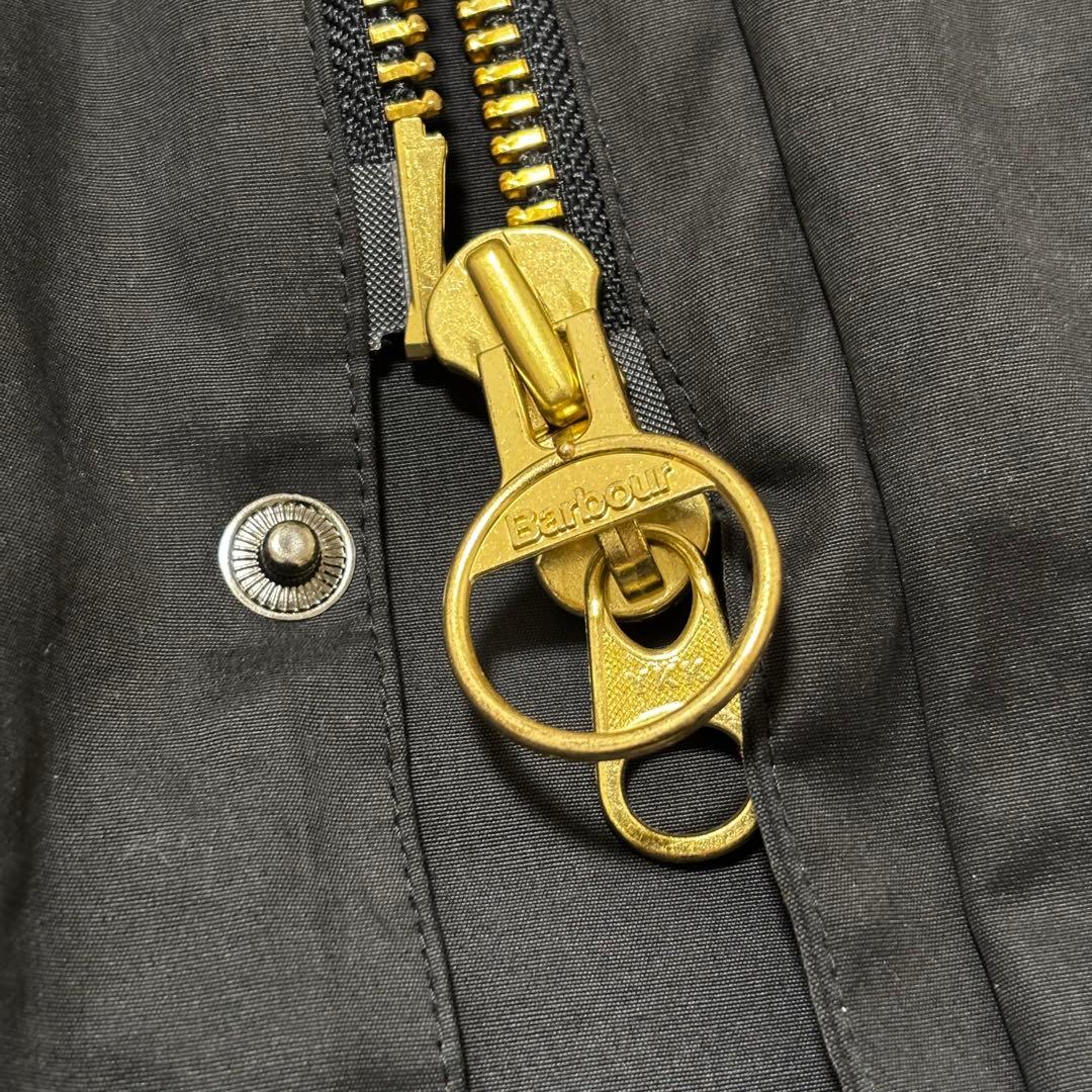 Barbour バブアー BEDALE SL PEACHEDビデイル 黒 40