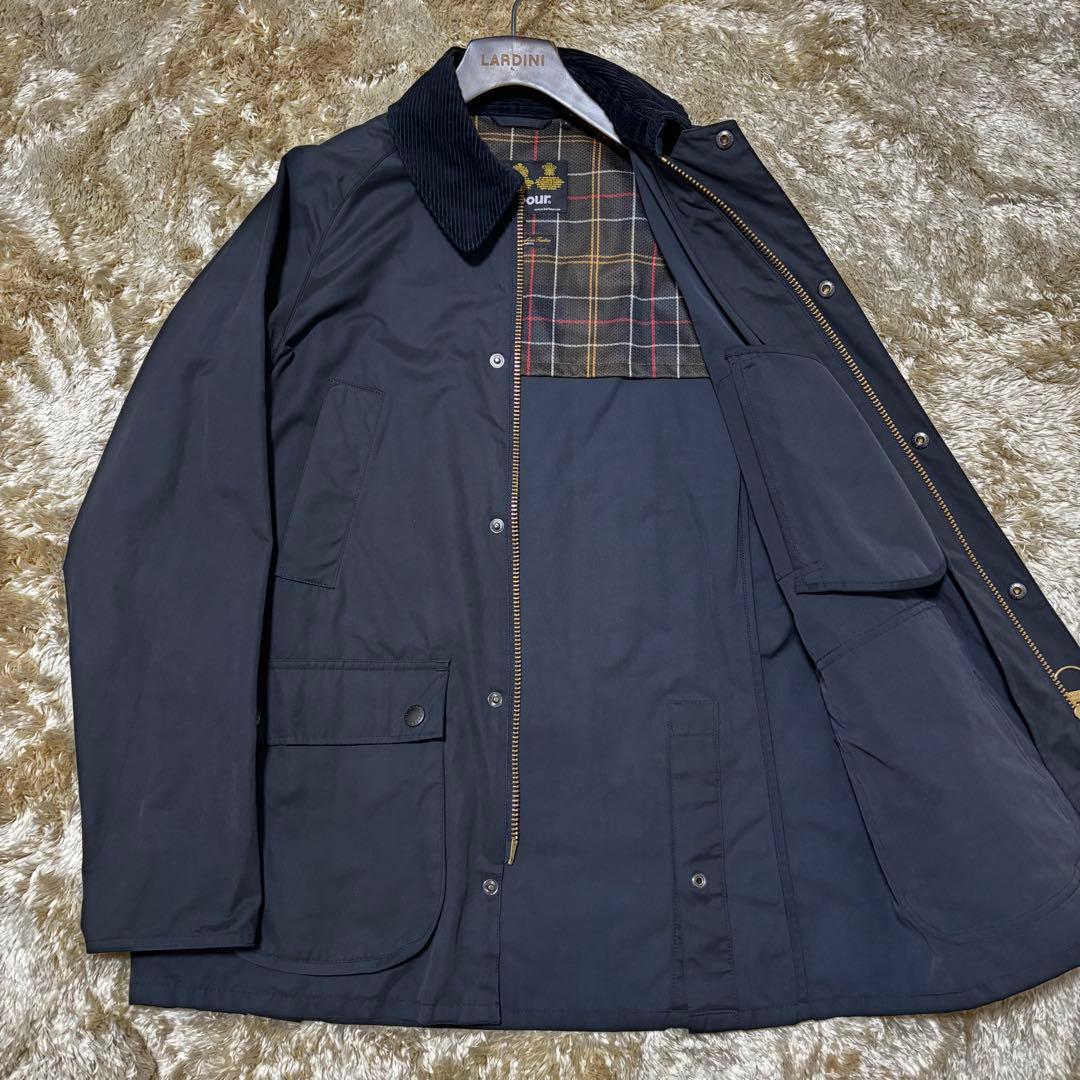 Barbour バブアー BEDALE SL PEACHEDビデイル 黒 40