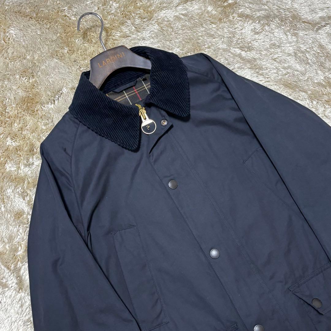 Barbour バブアー BEDALE SL PEACHEDビデイル 黒 40