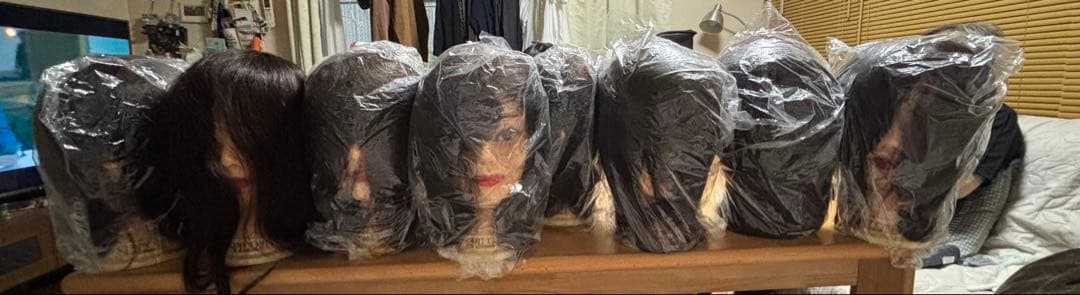 ＊s.rioi ＊SPILO 103 カットマネキン カット練習用　8体