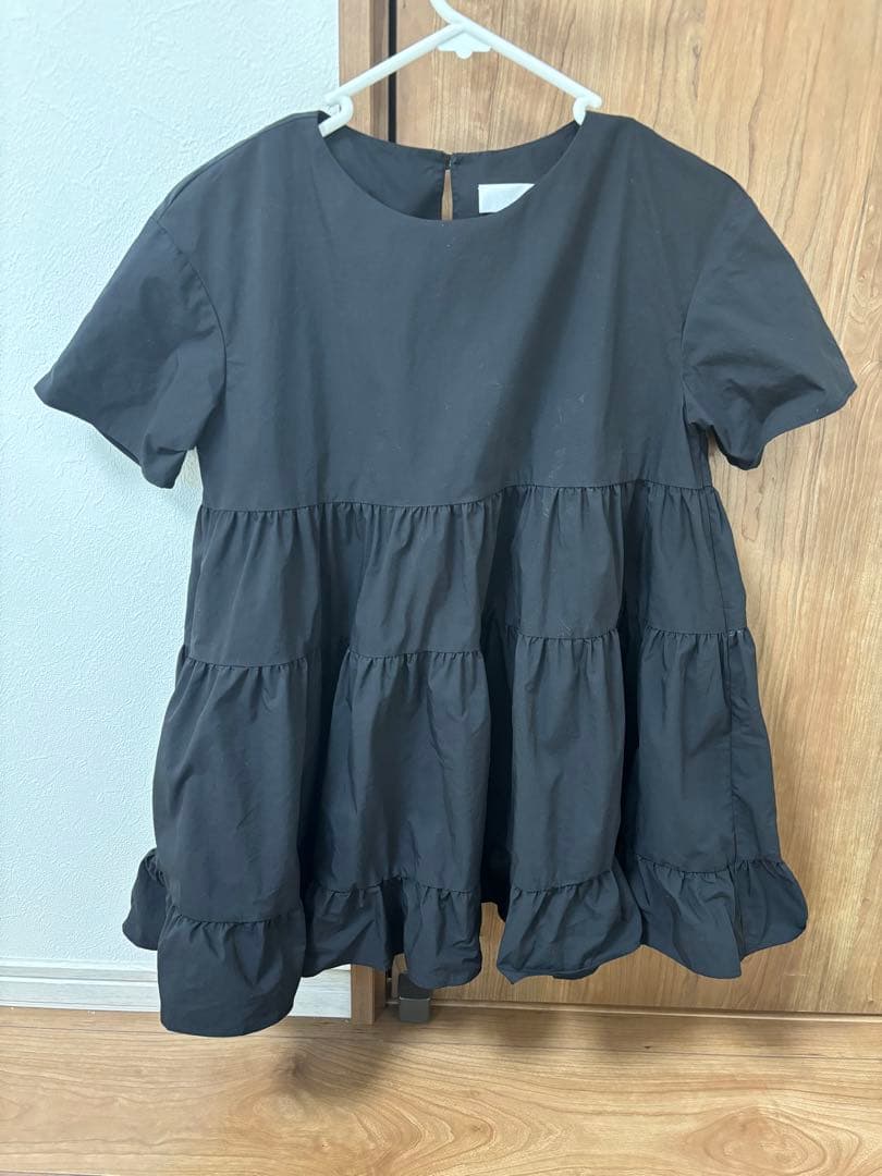 sono ティアードブラウス　ブラック　完売品