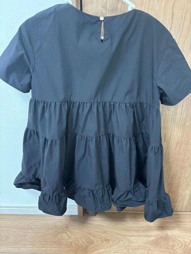 sono ティアードブラウス　ブラック　完売品