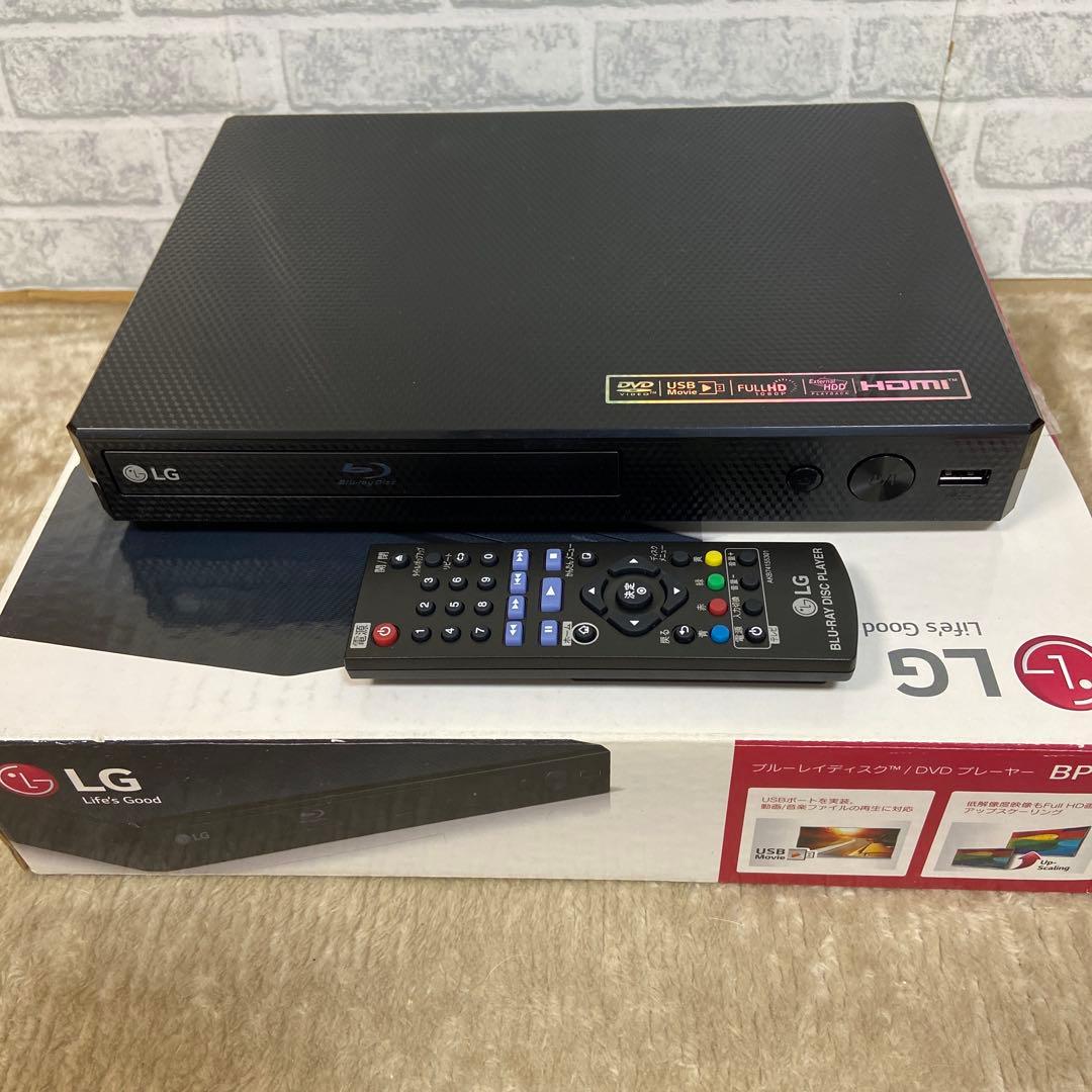 ＬＧブルーレイディスク/DVDプレーヤーBP250 高画質　コンパクトサイズ
