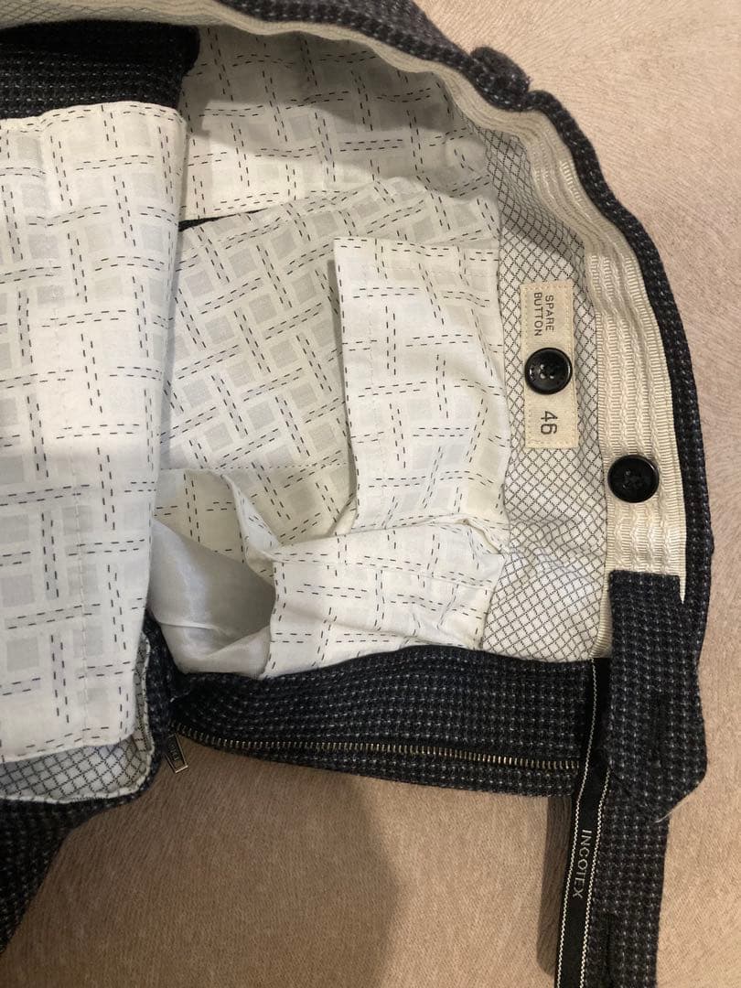 【incotex 】スラックス ウール混紡