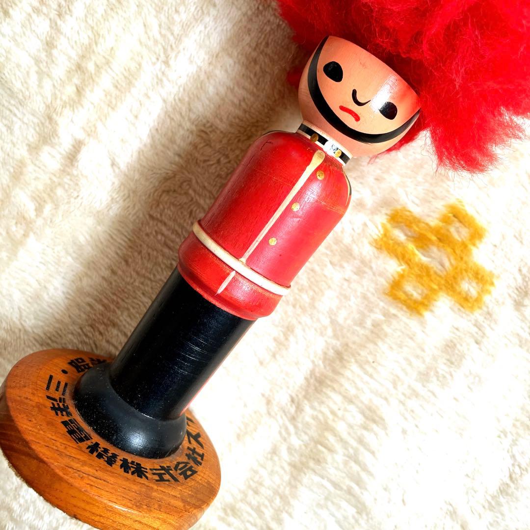 【希少 昭和レトロ 一点モノ】 三洋電機ステレオ事業部 ノベルティ 埃取り兵隊