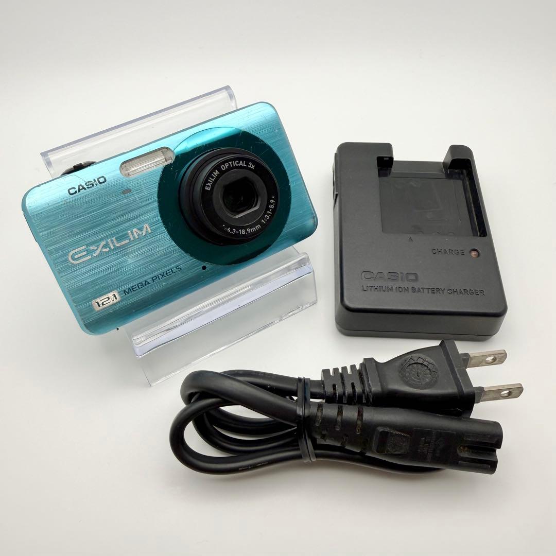 【充電器付】CASIO EXILIM EX-Z90 ブルー 動作OK
