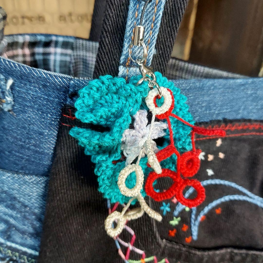 【MINMI】刺繍デニムバック　No.656