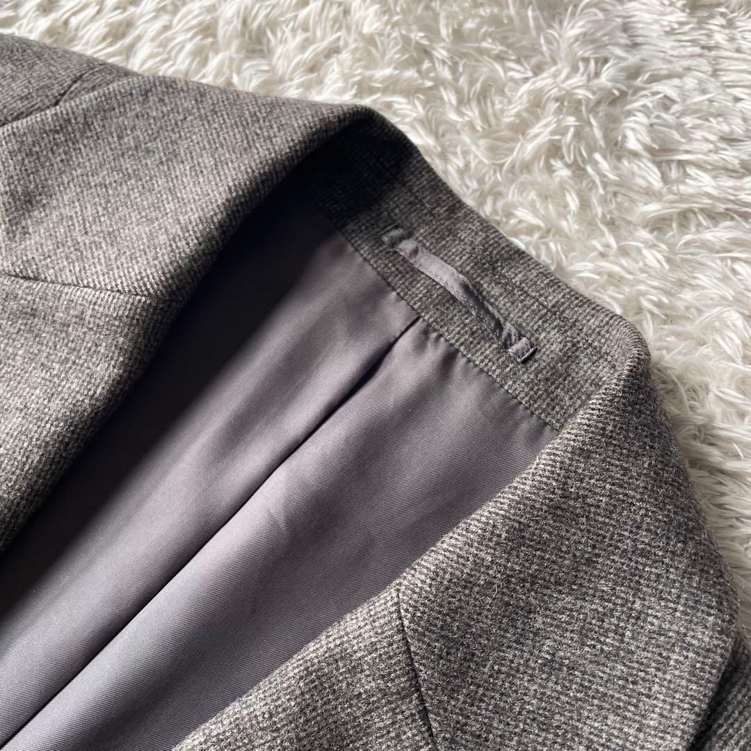 マーガレットハウエル 美品 ウールテーラードジャケット 2 茶色