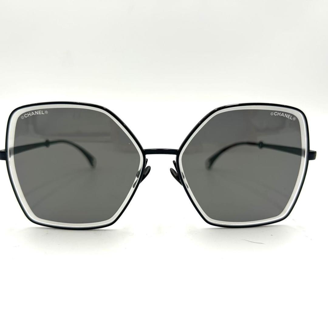 CHANEL シャネル サングラス ブラック 4262 バタフライシェイプ