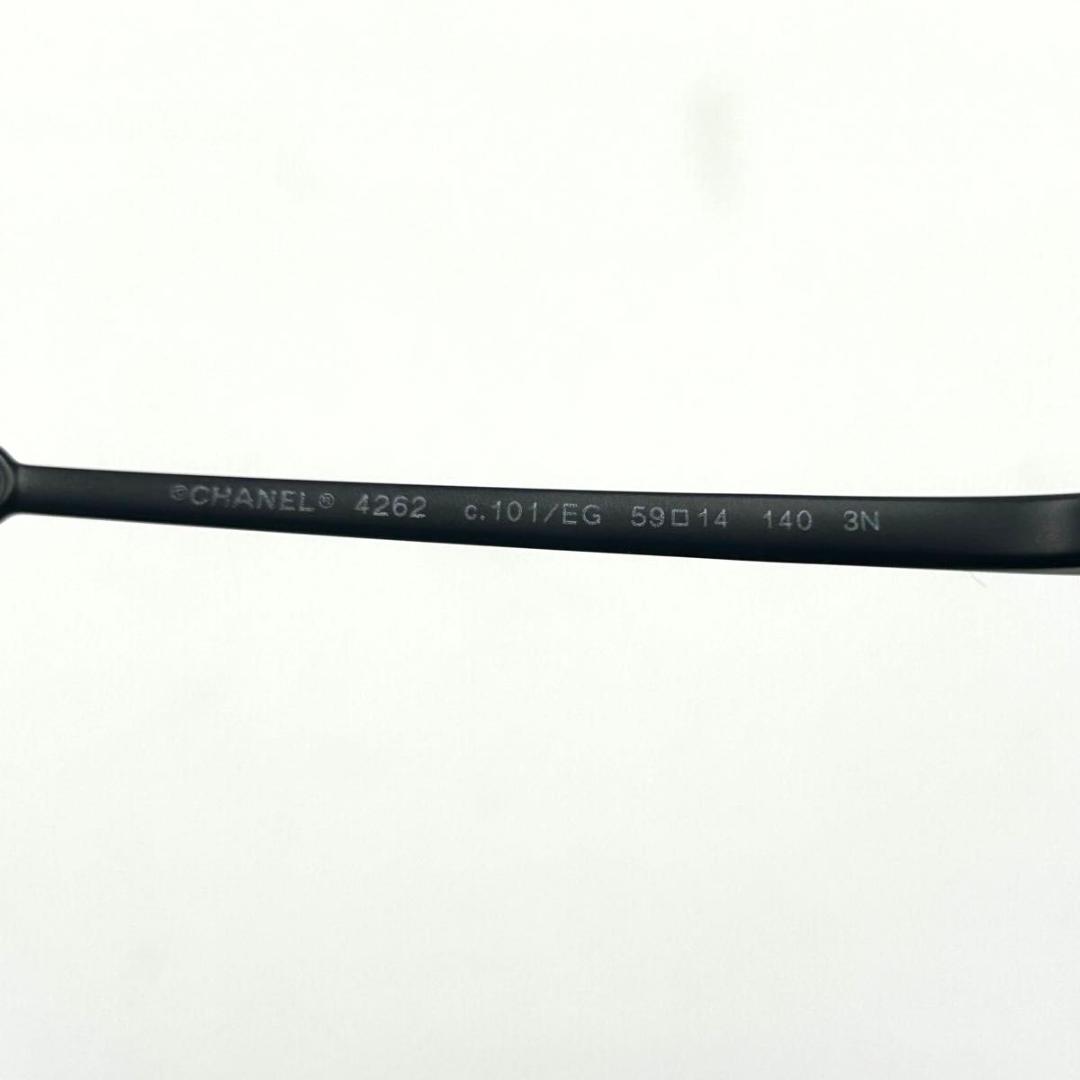 CHANEL シャネル サングラス ブラック 4262 バタフライシェイプ
