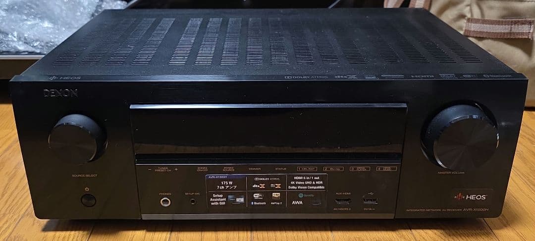DENON AVアンプ AVR-X1500H リモコン 美品