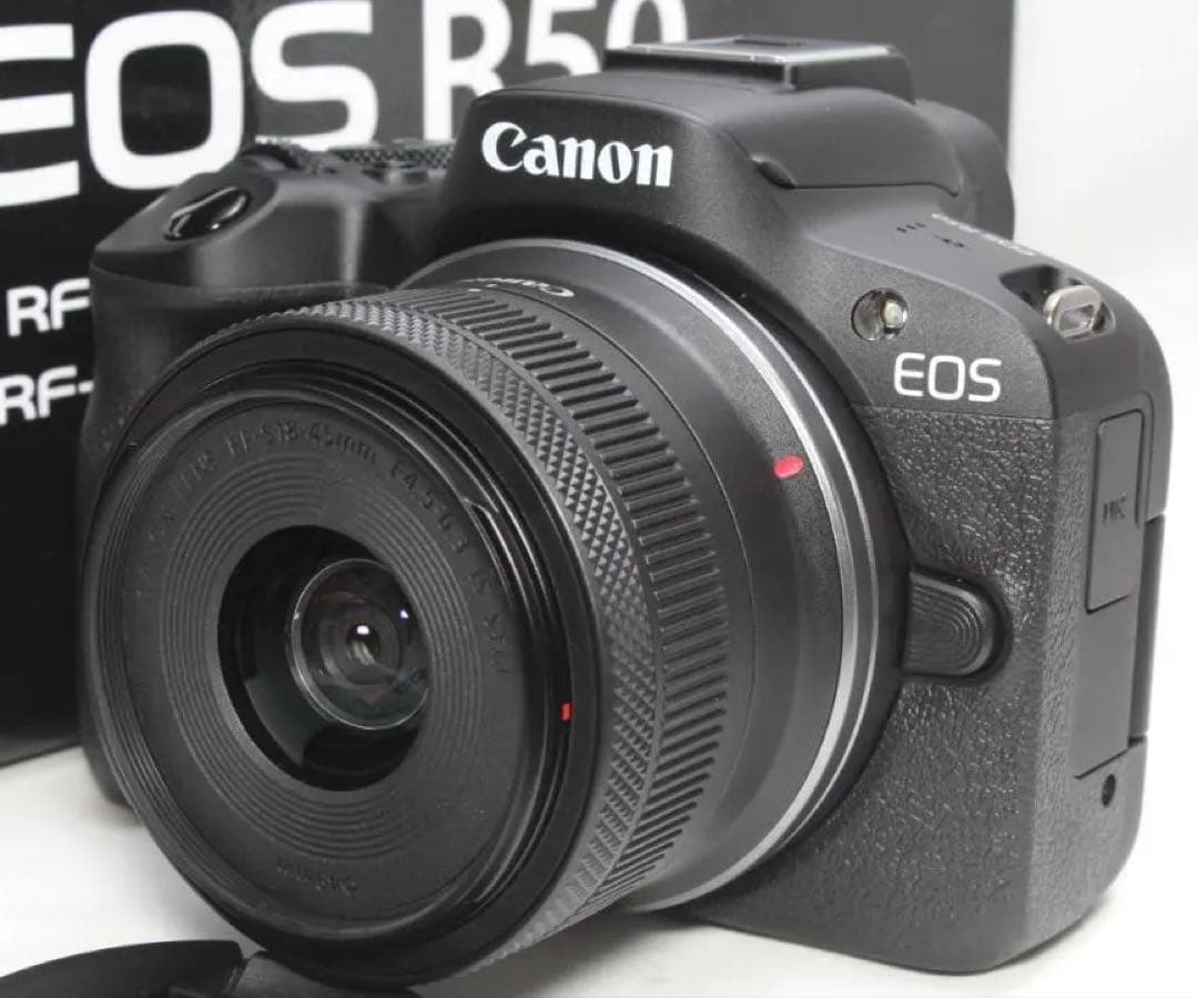 ❤️ショット数極少❤️Canon EOS R50 レンズキット ブラック