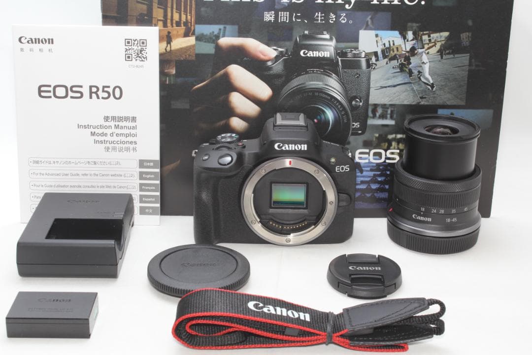 ❤️ショット数極少❤️Canon EOS R50 レンズキット ブラック