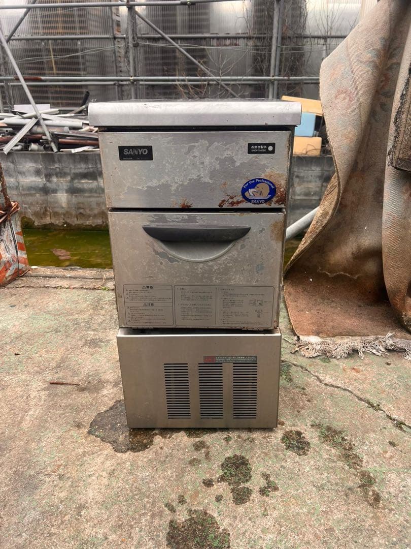 SANYO SIM-S28A 製氷機 アイスキューブメーカー 動作品