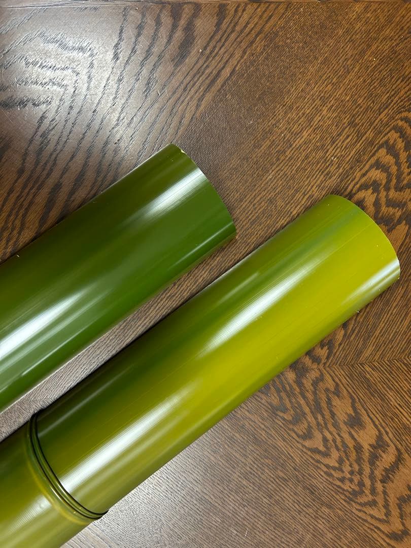 流しそうめん用プラスチック竹 1300×φ80半割　4枚セット