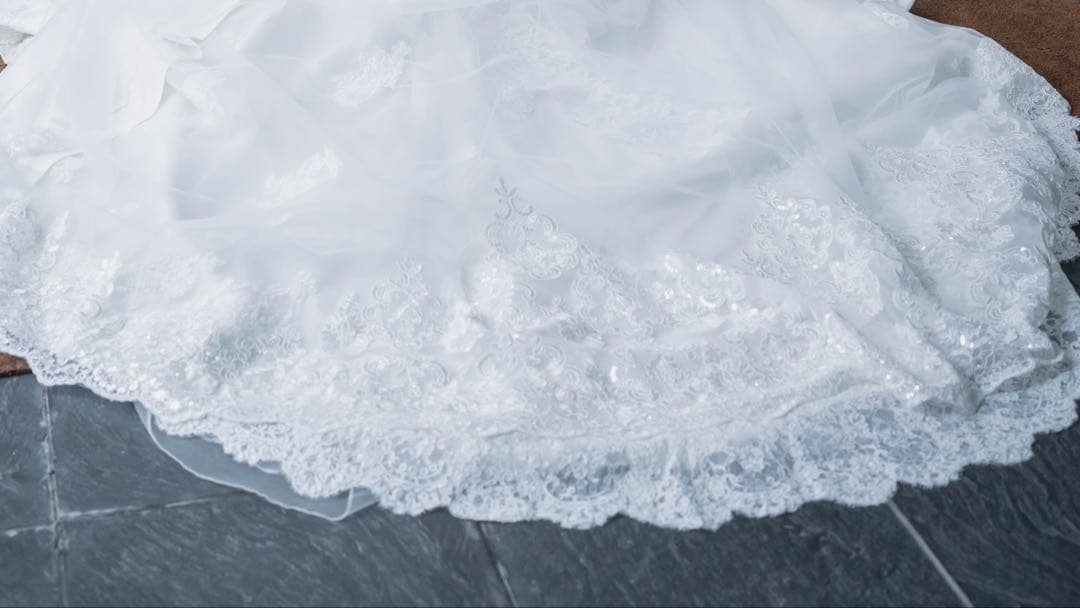 ステラブライダル フランチェスコバックレース ソフトアイボリー