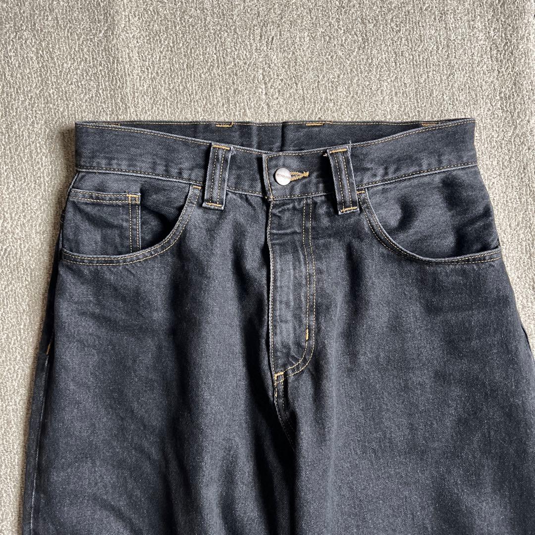 カーハートwip　ブランドンパンツ　ブラックウォッシュ