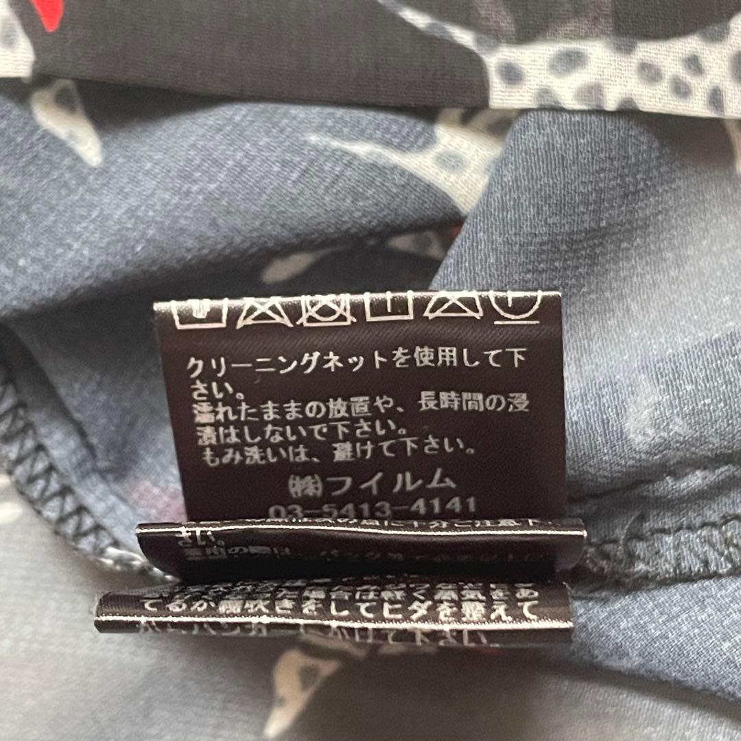 Sov. ソブ　ダルメシアン　ロング　プリーツ　ワンピース　ブラック　黒　36