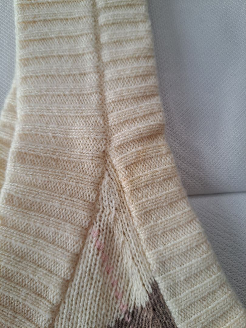 burberry bluelabelアーガイルニットワンピースcoquette