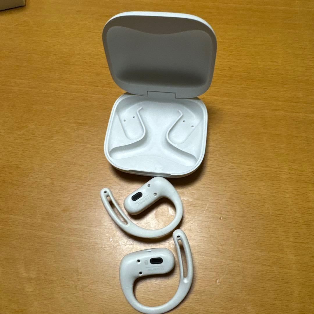 【美品】SHOKZ OPENFIT AIR ワイヤレスイヤホン