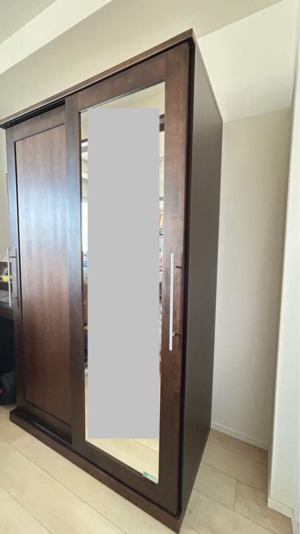 マルヨシ民芸家具 クローゼット　洋服ダンス 天然木　ウレタン樹脂塗装