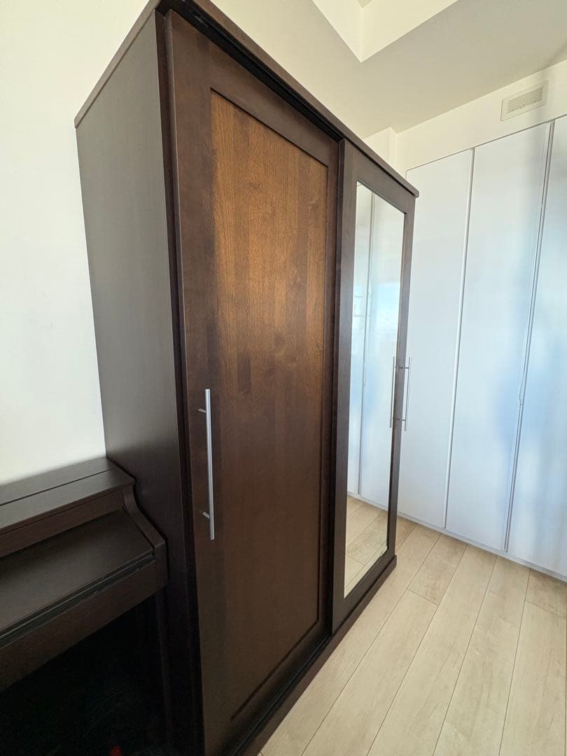 マルヨシ民芸家具 クローゼット　洋服ダンス 天然木　ウレタン樹脂塗装