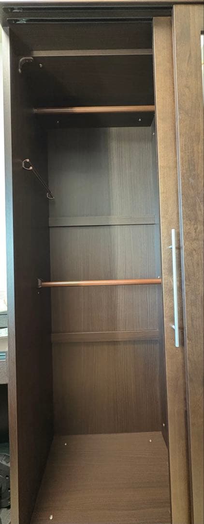 マルヨシ民芸家具 クローゼット　洋服ダンス 天然木　ウレタン樹脂塗装