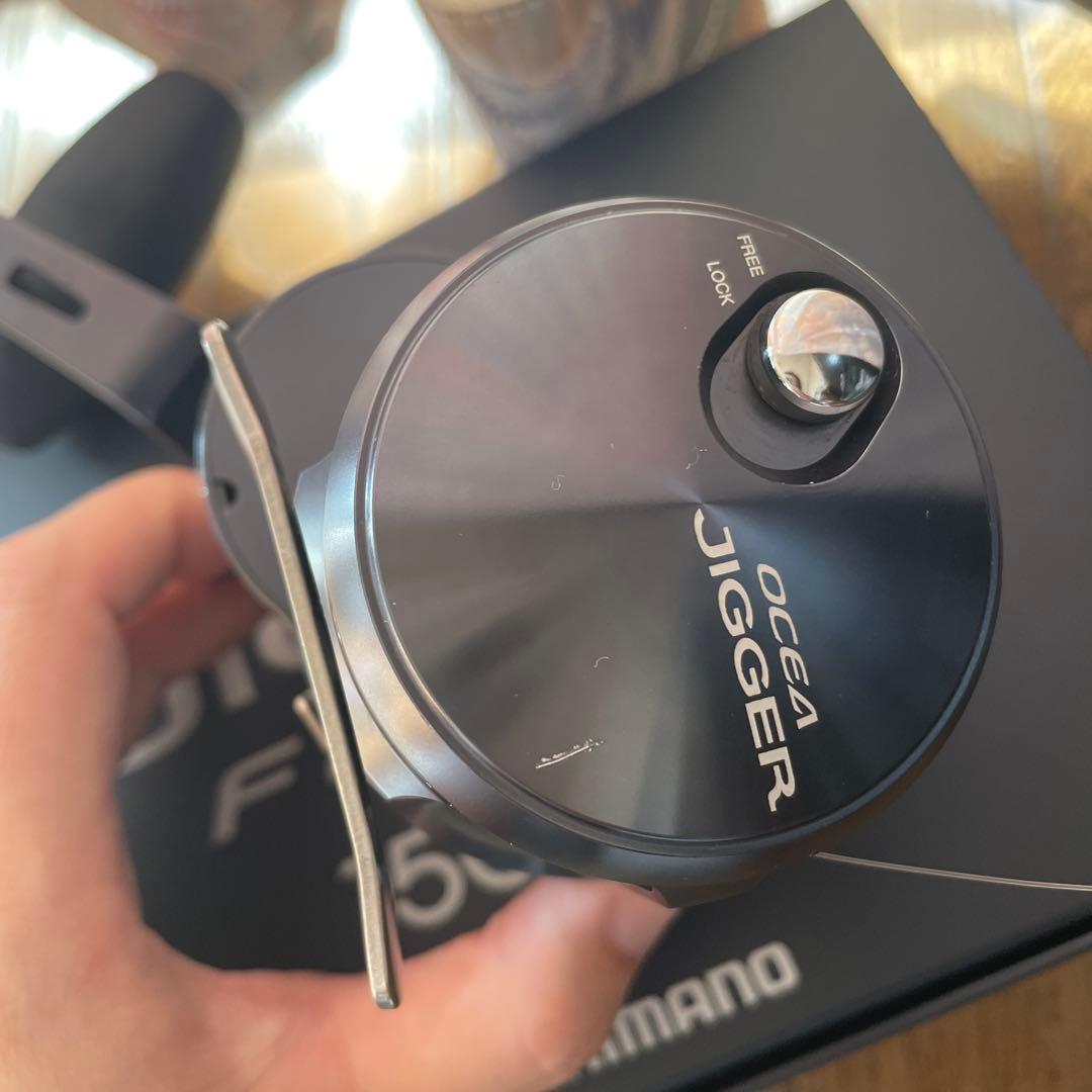 最終お値下げ: 美品・ほぼ未使用　シマノ オシアジガー Fカスタム 1500HG